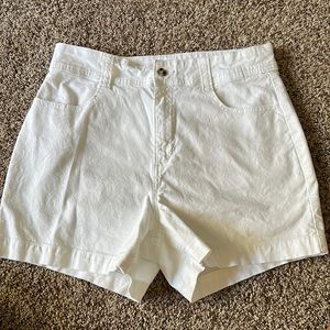Ladies white shorts